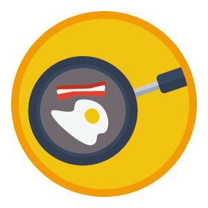 Badge de camp CUISINIER