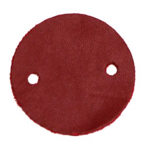 Cuir rond Rouge