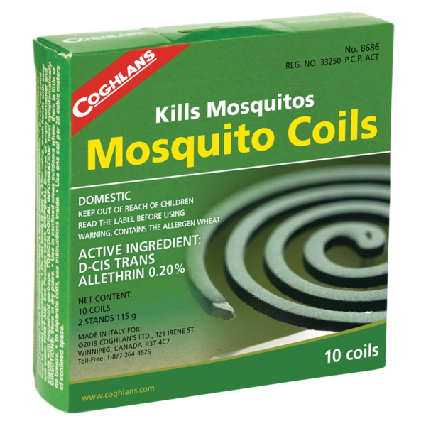 Spirales anti-moustiques ens. de 10 Coghlan's