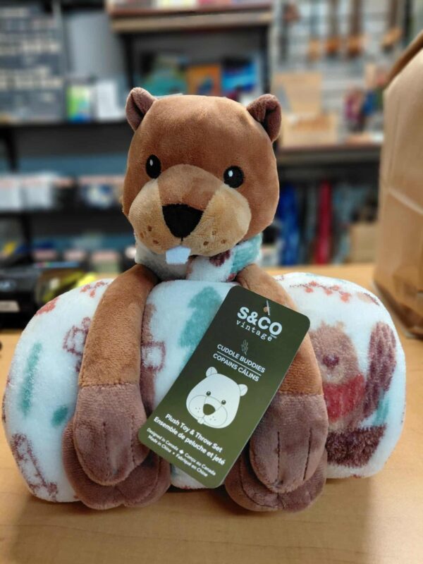 Couverture douce avec peluche pour enfant de S&co