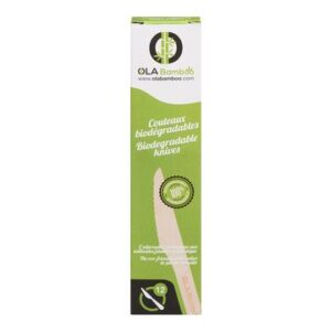 Couteaux biodégradables OLA BAMBOO