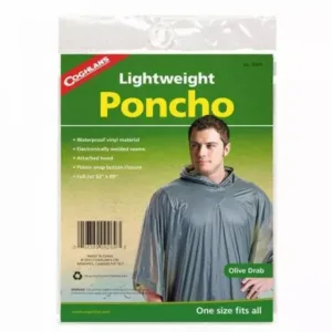 Poncho vert Adulte Coghlan's