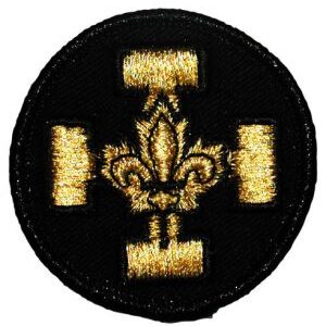 Badge de promesse CROIX OR