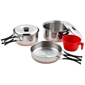 Batterie de cuisine en acier inoxydable individuelle ridgeline CHINOOK