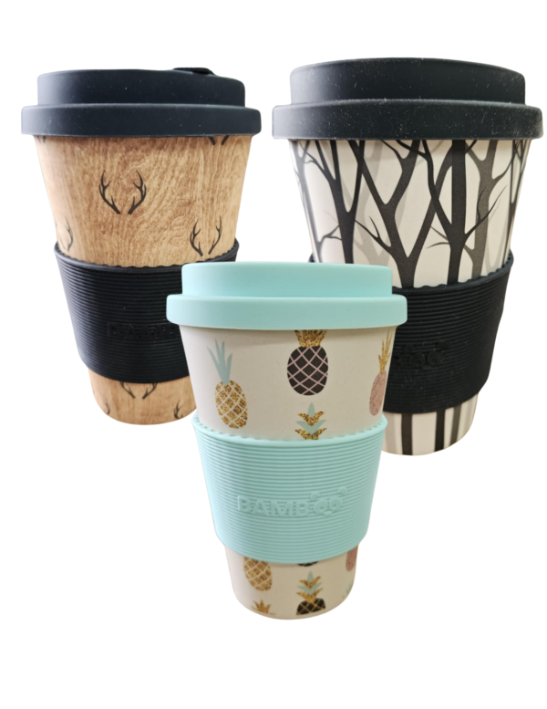 Tasse transportable en bambou