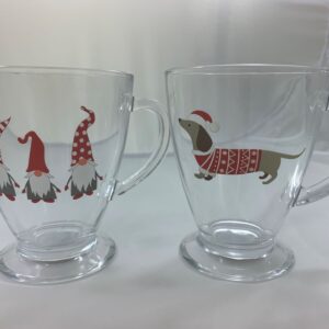 Tasse en verre de Noël Safdie & Co