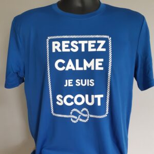 *légère imperfection* T-shirt / chandail "Restez calme, je suis scout" Homme