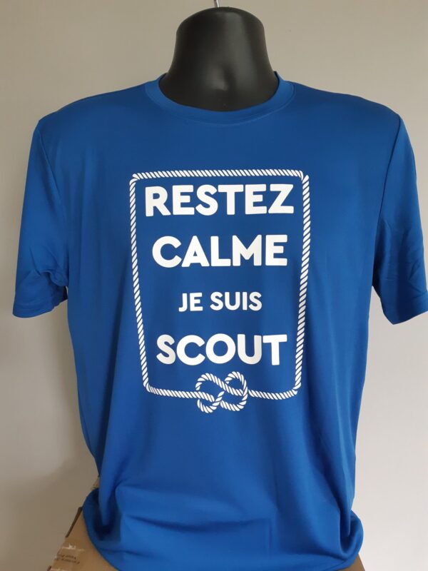 *légère imperfection* T-shirt / chandail "Restez calme, je suis scout" Homme