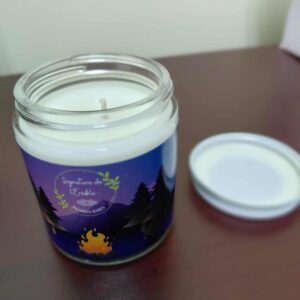 Chandelle de soya faite à la main senteur sapin des forêts