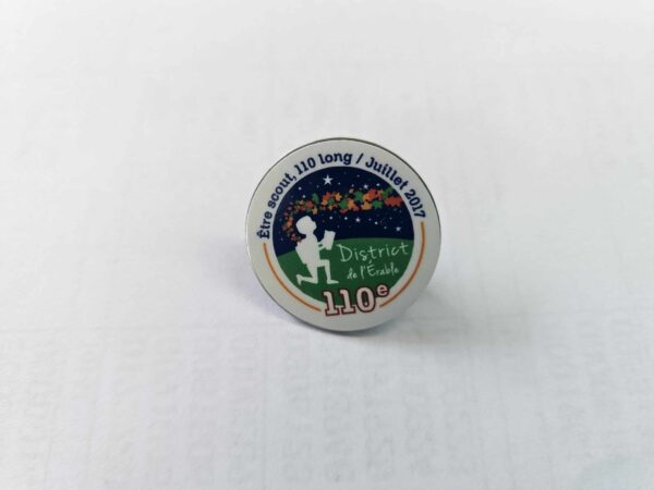 Épinglette 110e anniversaire du scoutisme