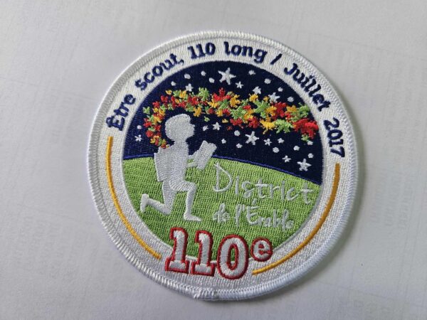 Badge du 110e anniversaire du scoutisme