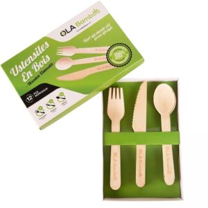 Ustensiles en bois Ola Bamboo