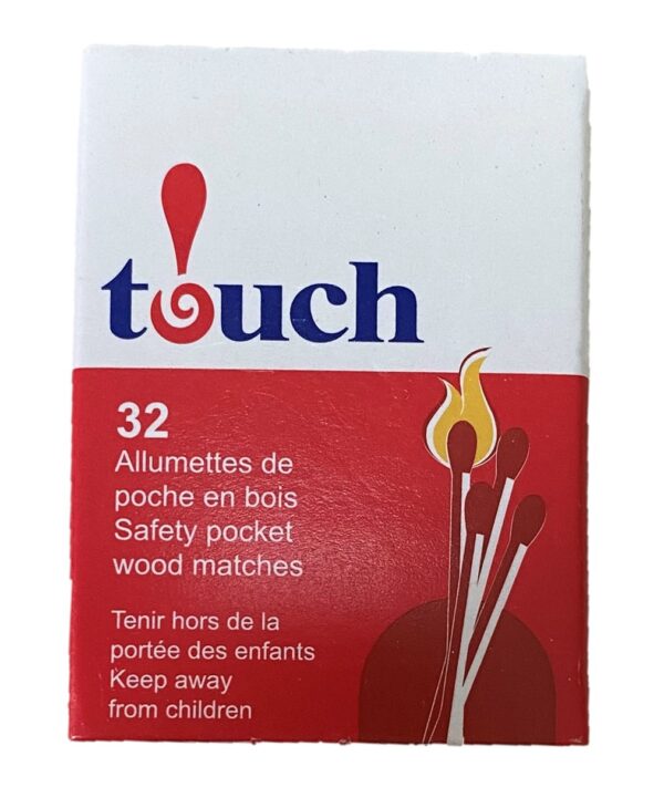 Allumettes de poche en bois Touch