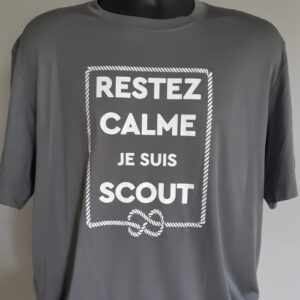 *légère imperfection* T-shirt / chandail "Restez calme, je suis scout" Homme