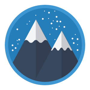 Badge de camp HIVER