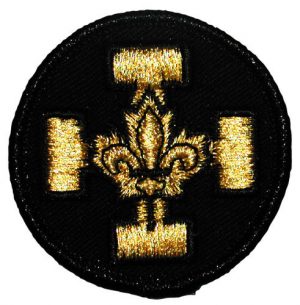 Badge de promesse CROIX OR