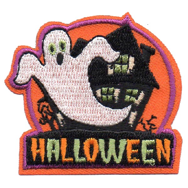 Badge Halloween fantôme
