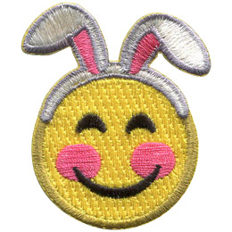 Badge de camp lapin emoji