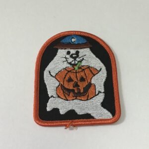 Badge de camp CASTOR FANTÔME HALLOWEEN