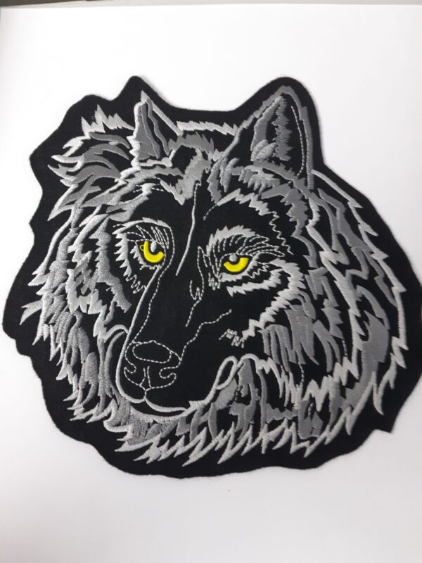 Badge GROSSE TÊTE DE LOUP