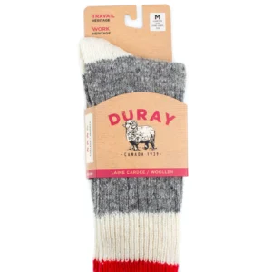 Bas de laine 45% gris Duray médium