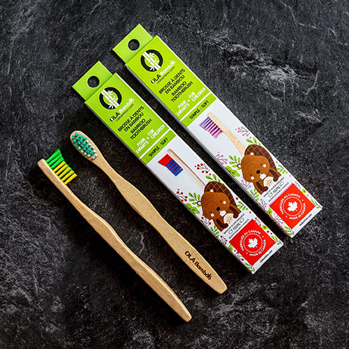 Brosse à dents OLA BAMBOO pour enfant