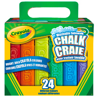 CRAIES POUR TROTTOIR LAVABLES CRAYOLA