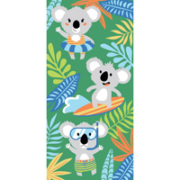 Serviette de plage enfant 28x58 Safdie Koala