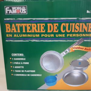 Batterie de cuisine en aluminium pour une personne World famous