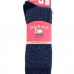 Bas de laine 60% bleu de Duray