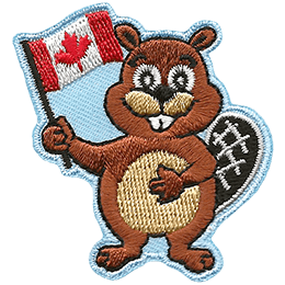 Badge de camp castor de la fête du Canada
