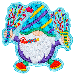 Badge gnome fête