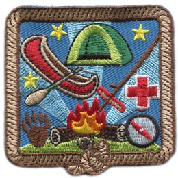 Badge de camp compétences en plein air