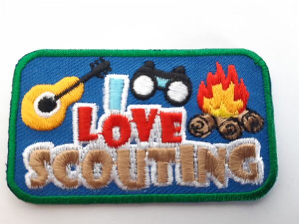Badge de camp j'aime le scoutisme