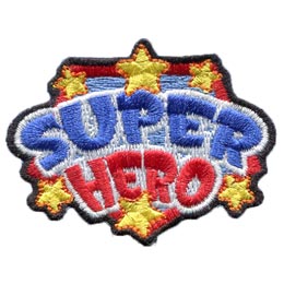 Badge de camp super héro