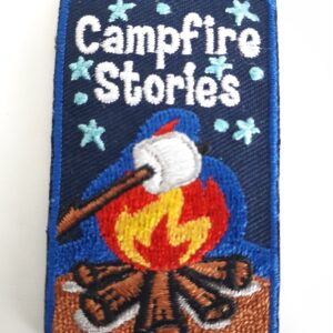 Badge de camp histoire de feu de camp