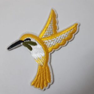 Badge colibri différentes couleurs