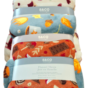 Couverture en flanelle avec motifs