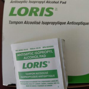 Tampons alcoolisés antiseptiques